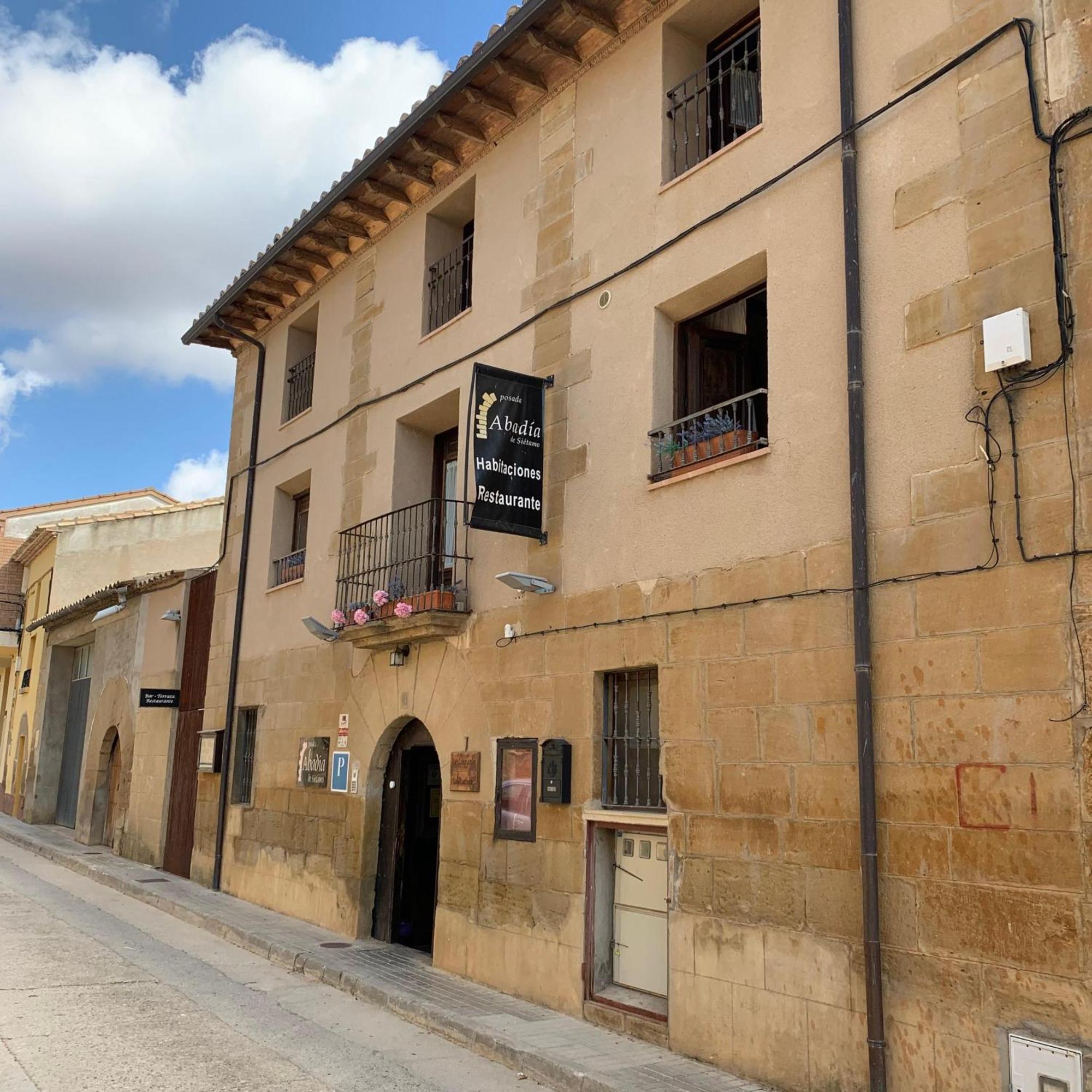 Posada Abadia De Siétamo Kültér fotó